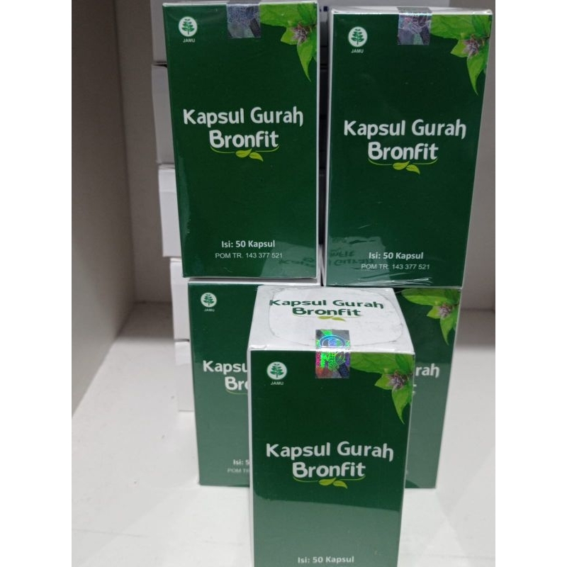 Kapsul Gurah BronFit isi 50 Herbal 100% Original BPOM Garansi Asli