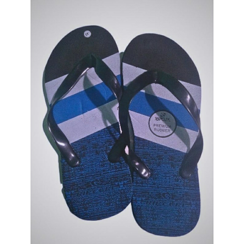 SANDAL JEPIT PRIA MOTIF RC GARIS / SANDAL PRIA
