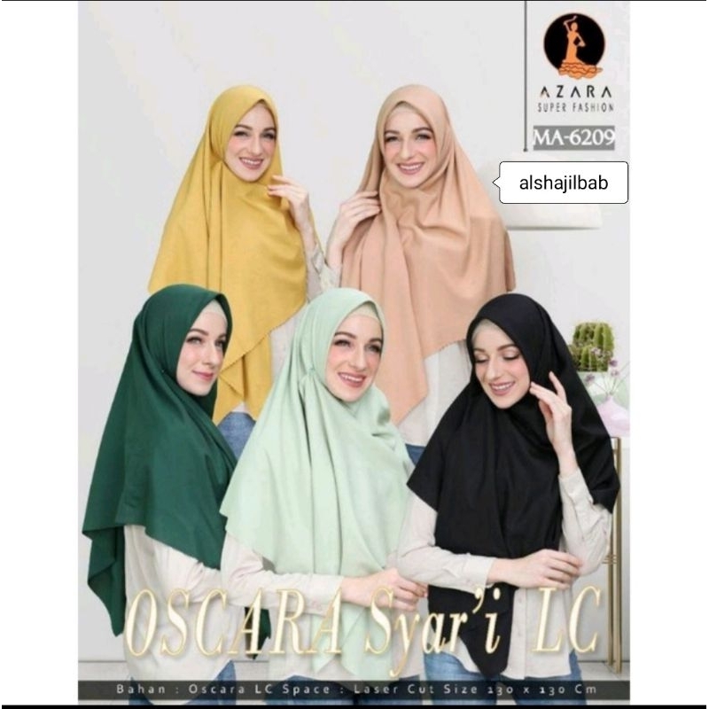 Azara Segiempat Syar'i/ Voal Oskara Syar'i