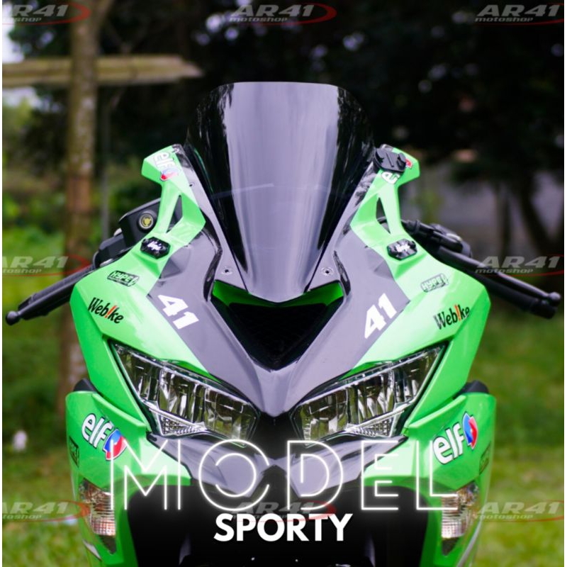 Windshield zx25r visor zx25r Kawasaki zx25r winshield zx25r visor zx25r zero MODEL SPORTY AR41