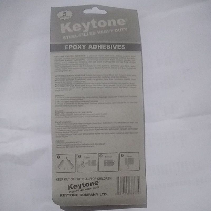 KEYTONE EXPOXY ADHESIVES 5MENIT