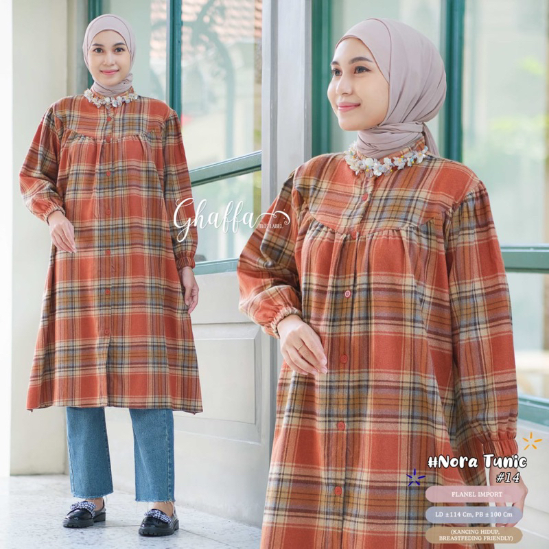 NORA TUNIK #14 / FLANEL IMPORT // GHAFFA