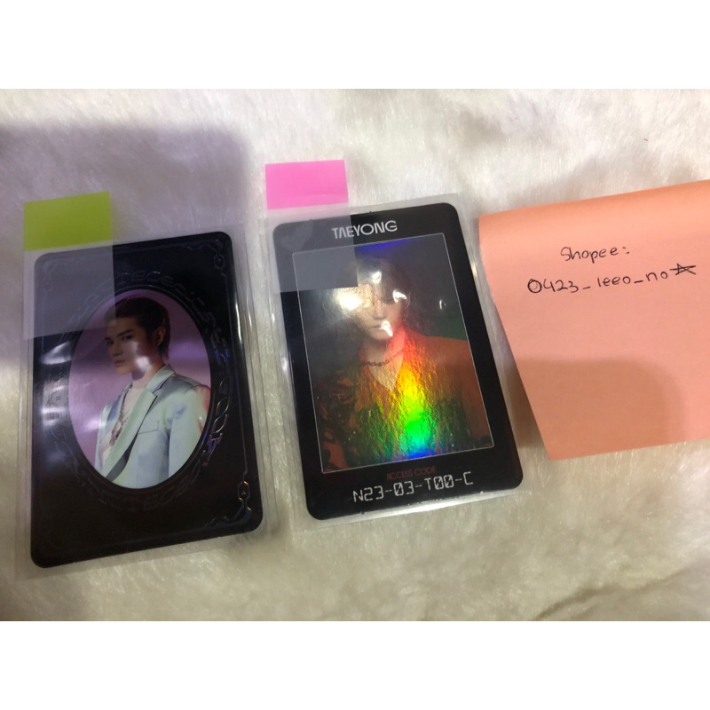 YEARBOOK & ACCESS CARD TAEYONG PHOTOCARD/PC OFFICIAL