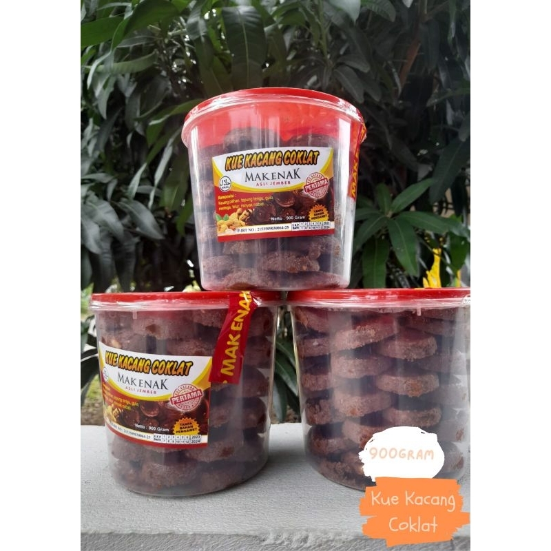 

Kue Kacang Coklat Mak Enak