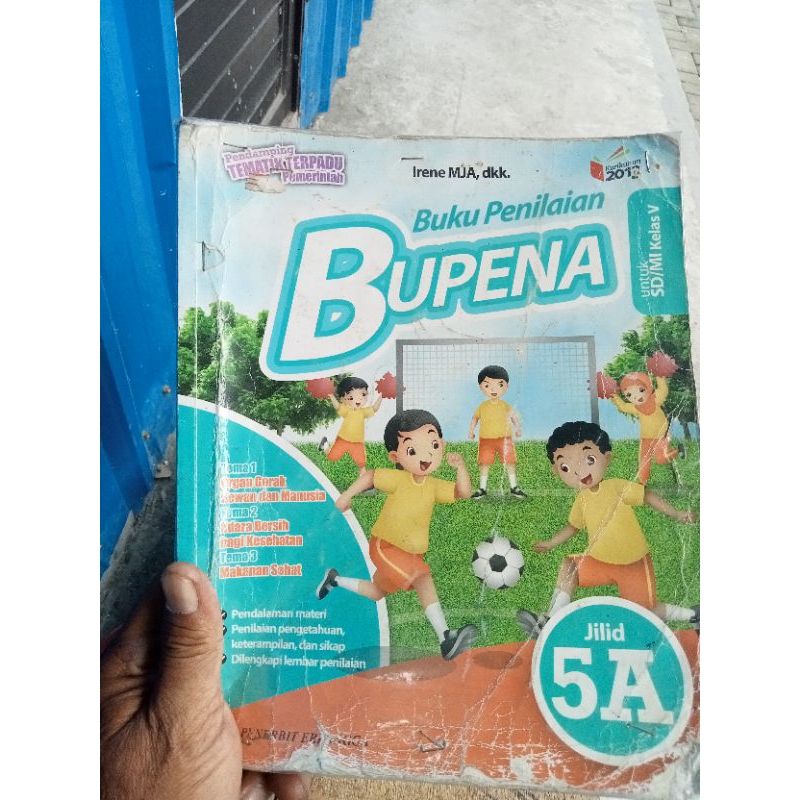 buku bupena jilid 5A untuk SD kelas 5
