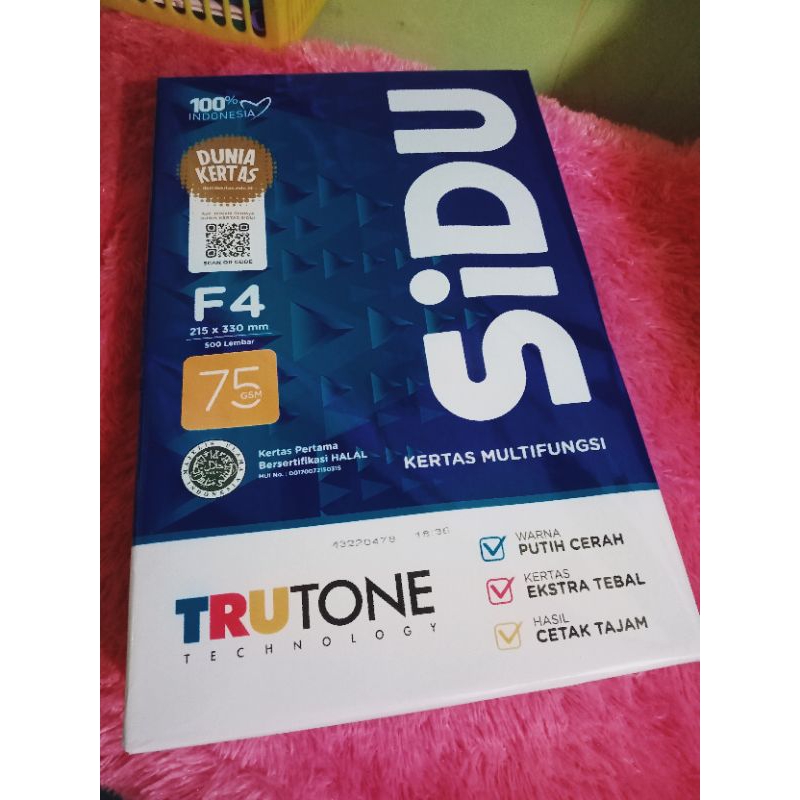 

Kertas F4 sidu 215*330 mm
