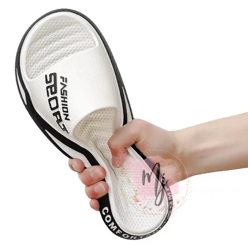 MEGA JAYA Sandal pria / unisex selop terbaru sandal korea pria sandal lelaki sandal jumbo