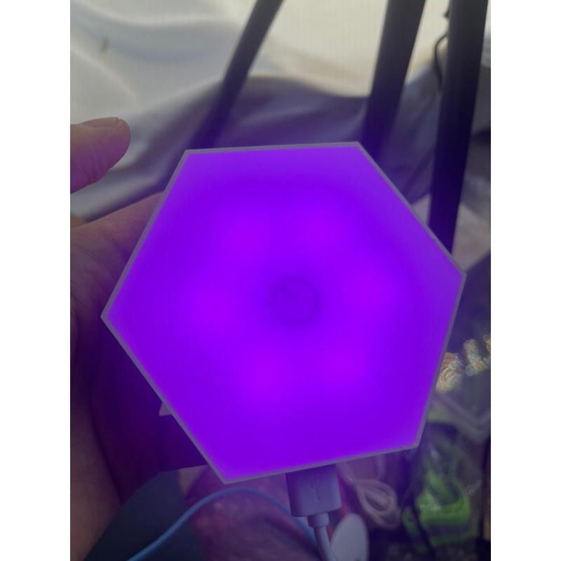 [OBRAL RIJEK] Lampu Hias Hexagonal LED RGB Touch Sensor 10 PCS - HD004