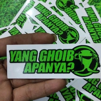 stiker yang ghoib apanya stiker motor