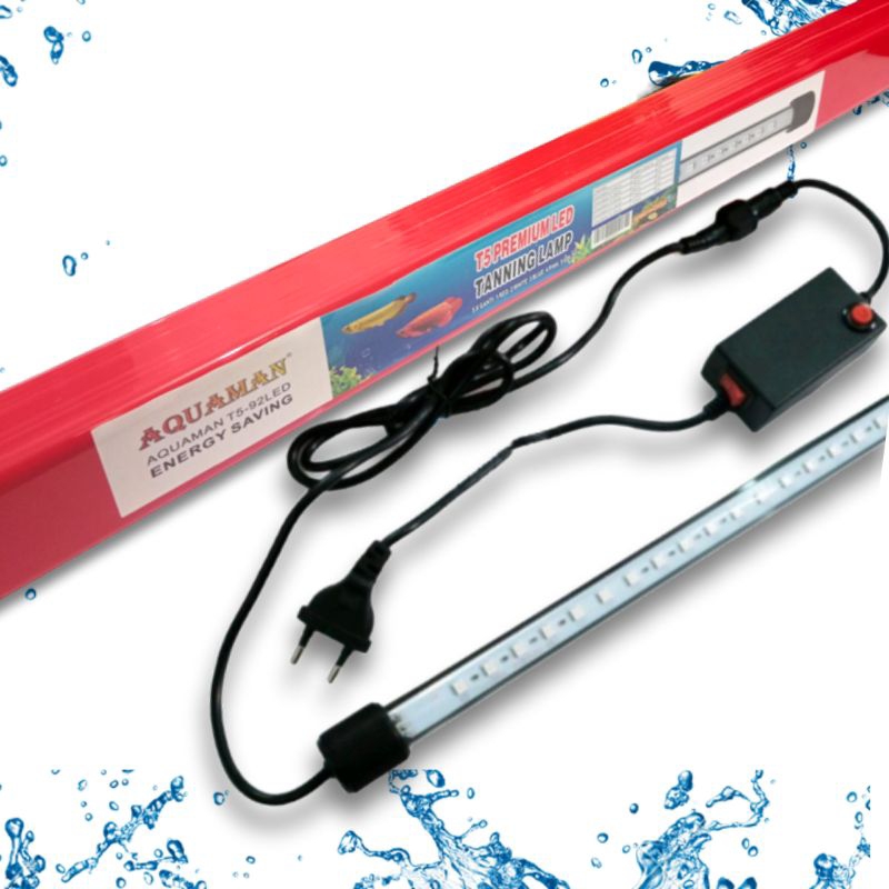 Lampu Led Aquarium Tanning AQUAMAN T5 92 5X GANTI WARNA