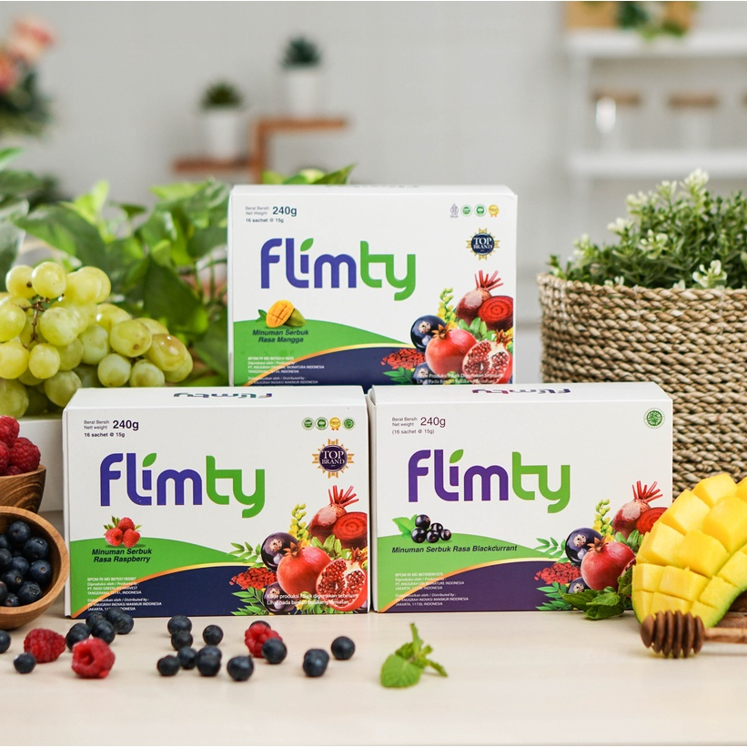 FLIMTY FIBER - 1BOX (16 SACHET) MINUMAN DETOX