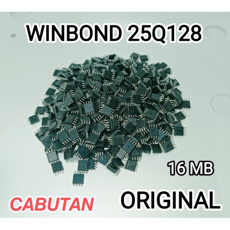 WINBOND 25Q128 IC MEMORY 25Q128 WINBOND ORIGINAL CABUTAN
