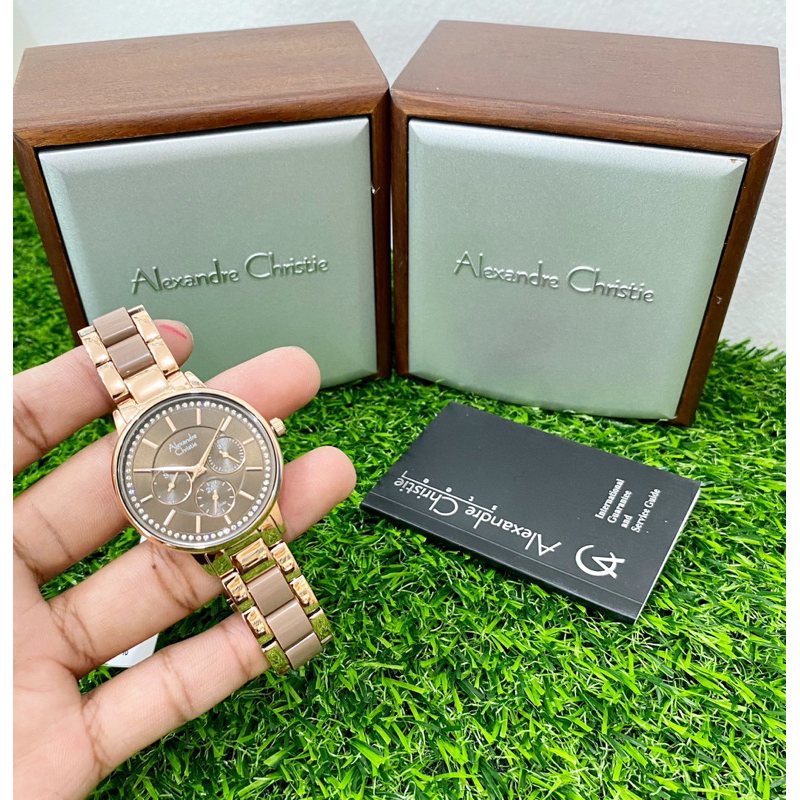 Jam tangan Wanita Alexandre Christie 2A31BF Original