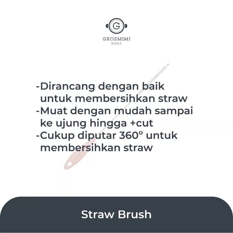 Grosmimi - Straw Brush (sikat sedotan)