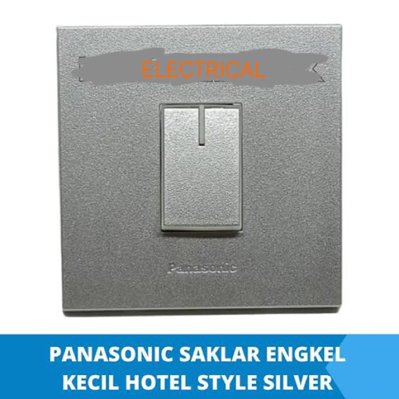 PANASONIC SAKLAR ENGKEL HOTEL KECIL SILVER / Panasonic Engkel Hotel 78019+5932 MWS / Saklar 2arah