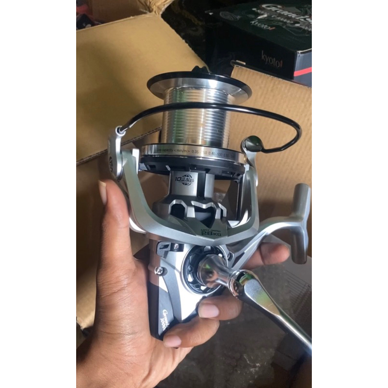 Reel Long Spool Spinning Surf Pasiran Kyoto Grand Surf 8000 10000 12000