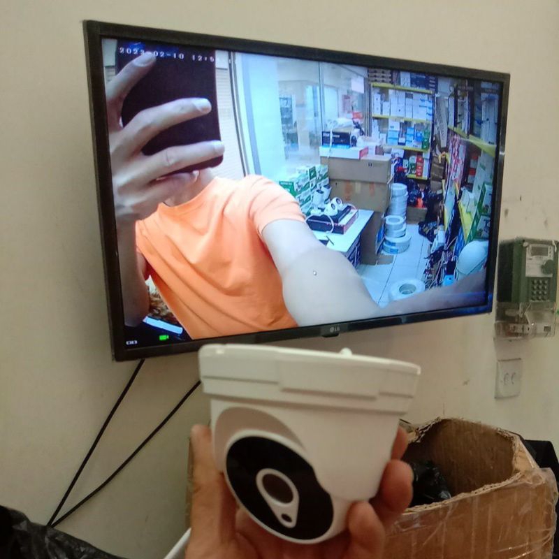 PAKET CCTV 4 CHANNEL 1,2,3,4 CAMERA LENS 8MP 4K 2560P ULTRA HD KOMPLIT