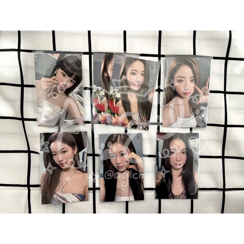 [READY STOCK] LE SSERAFIM FEARLESS BROADCAST PHOTOCARD CHAEWON SAKURA YUNJIN KAZUHA GARAM EUNCHAE