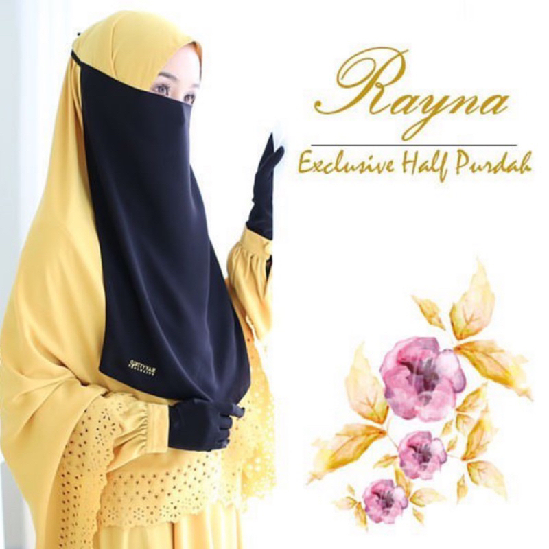 NIQAB RAYNA | QE CADAR TALI | QIBTIYYAH EXCLUSIVE | CaDAR PREMiUM| ARITACHI