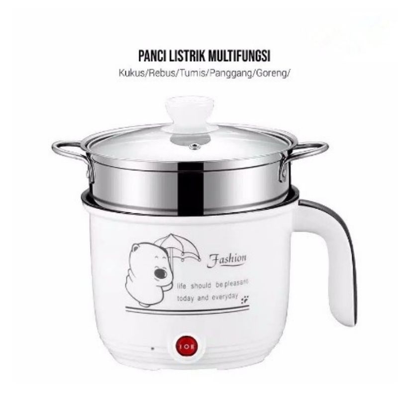 PANCI ELEKTRIK NEW // PANCI LISTRIK FASHION // Cooking Pot Steamer Multifungsi