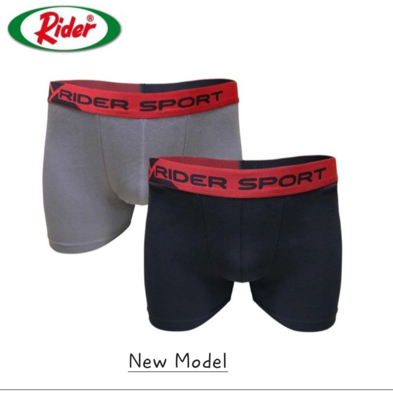 Celana Dalam Pria Rider Boxer Sport R763B (isi 1)