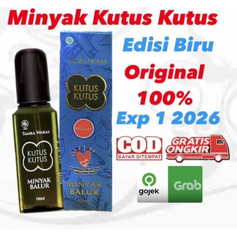 Jual Minyak Balur Kutus Kutus Original Kemasan Baru Isi Full 100ml