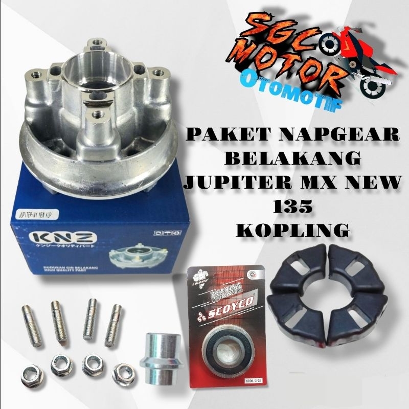 [ COD ]✓ PAKET KOMPLIT NAPGEAR JUPITER MX NEW 135 KOPLING NAP GEAR DUDUKAN GEAR