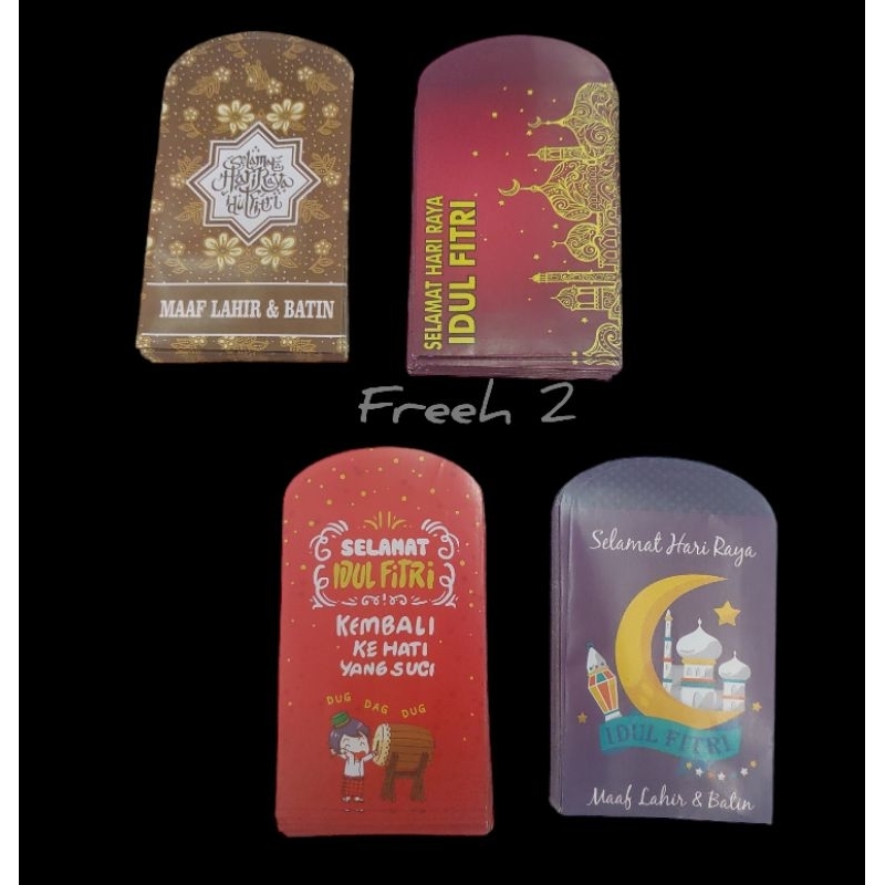 

amplop lebaran iso 100 pcs / angpao idul fitri