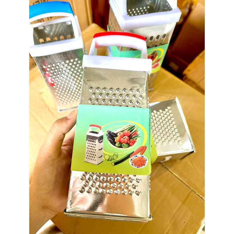 PARUTAN KEJU GG PUTIH MENARA SERBAGUNA - PARUTAN WORTEL TIMUN SAYUR - PARUTAN STAINLESS 4 SISI MULTIFUNGSI