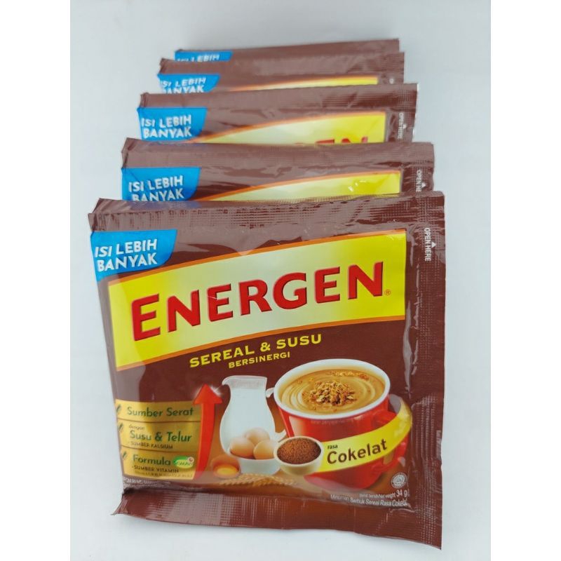 

Energen Coklat/Minuman sereal/10 sachet/Susu coklat