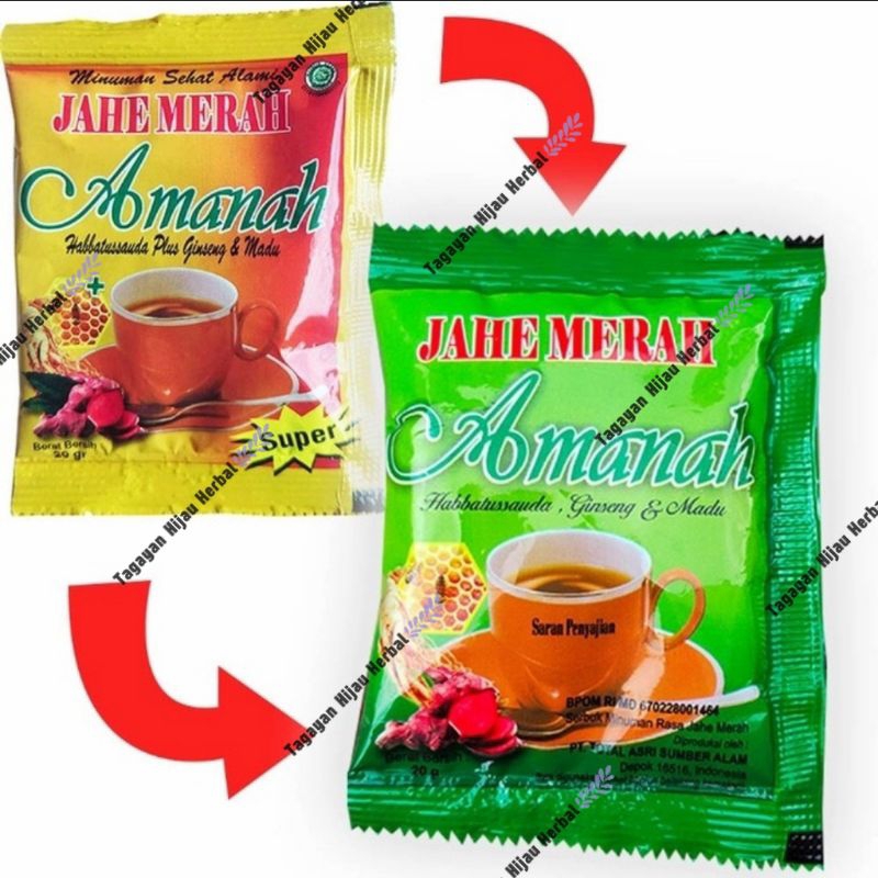 

Jahe Merah Amanah AMH Bubuk Renceng Original