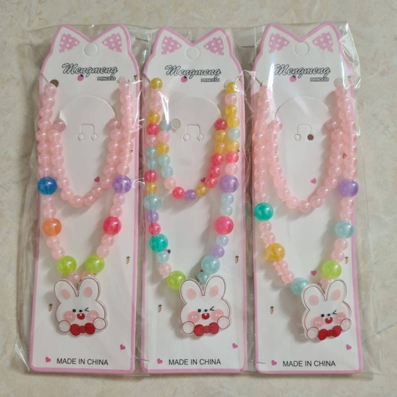 Set Gelang Kalung Manik Anak Perempuan