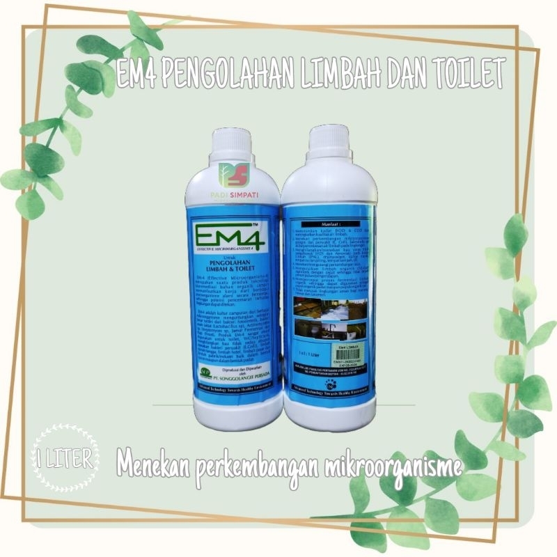 EM4 PENGOLAHAN LIMBAH DAN TOILET