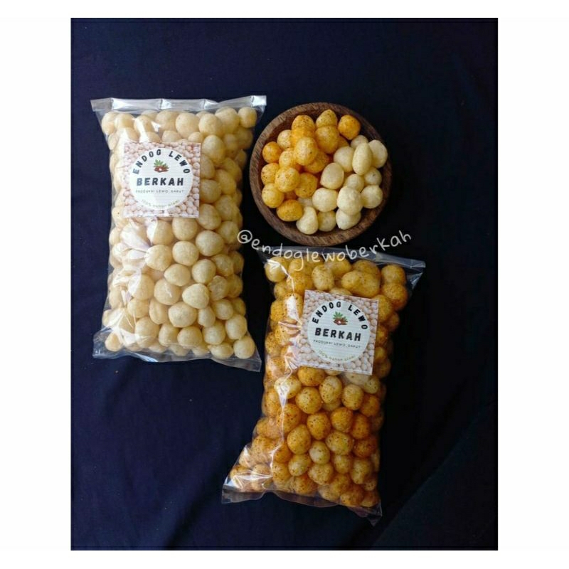 

endog lewo pedas gurih 100gr-emplod pedas gurih renyah murah-cimol kering khas garut