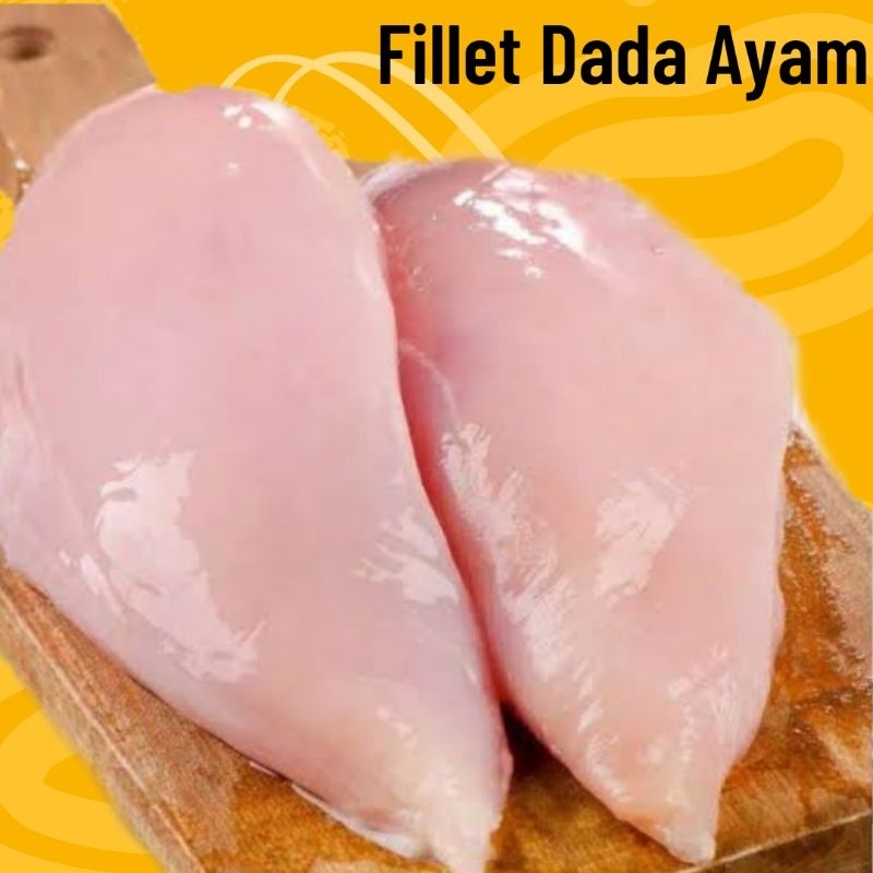 

Daging Ayam Dada Fillet Boneless Tanpa Kulit