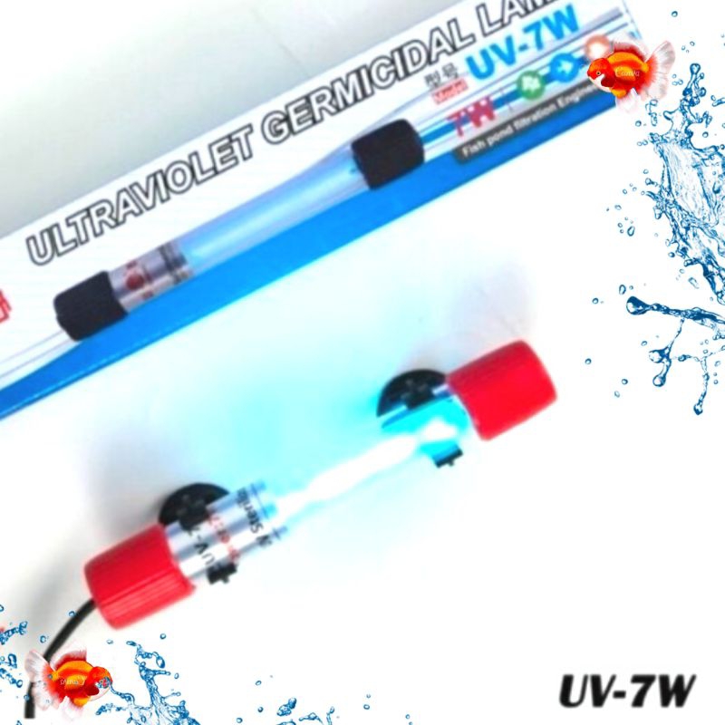 PROMO MURAH Lampu anti bakteri lumut YAMANO UV 7WATT