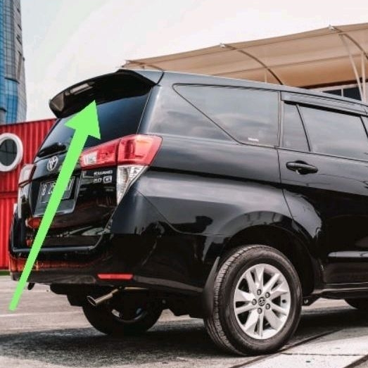 Spoiler bagasi atas INNOVA REBOUN warna hitam,putih original