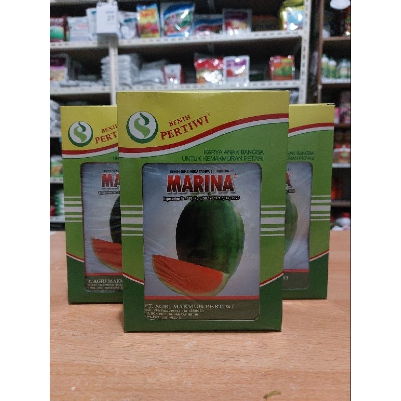 Benih Semangka Non Biji F1 MARINA isi 20gram