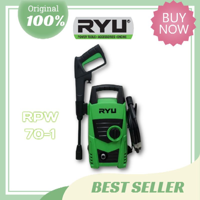 Mesin Steam Cuci Mobil Motor Jet Cleaner Tekiro RYU RPW 70-1 70 Bar
