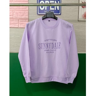 SUNNYDALE SWEATER KOREA - PAKAIAN WANITA SWEATER CREWNECK