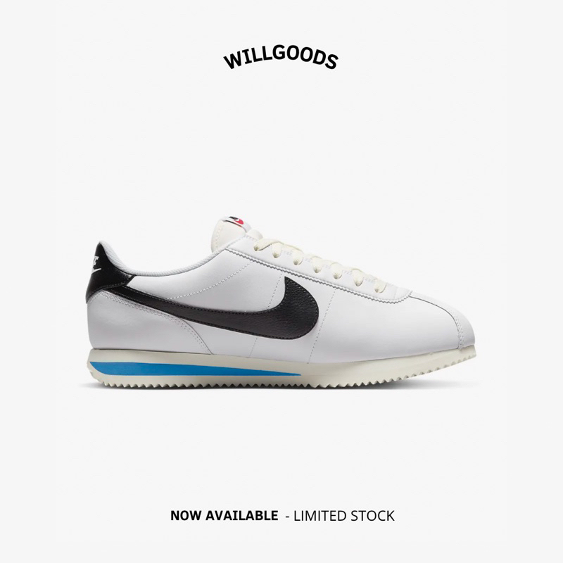 Nike Cortez White Black Photo Blue Original Resmi BNIB
