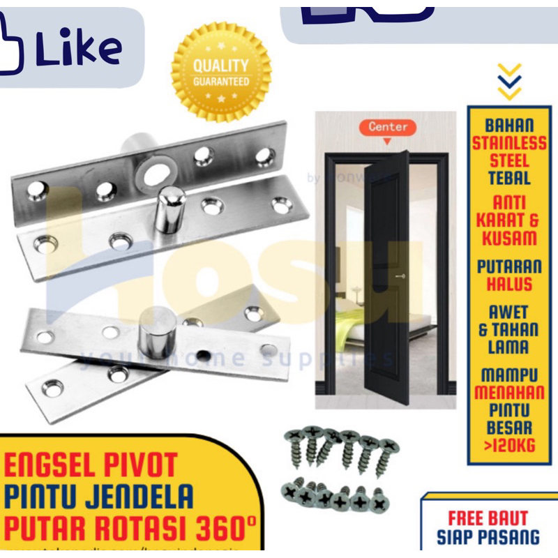 PIVOT ARRONE ENGSEL PIVOT ENGSEL POROS EPT 601  ENGSEL PINTU JENDELA PUTAR engsel poros/ engsel pivo