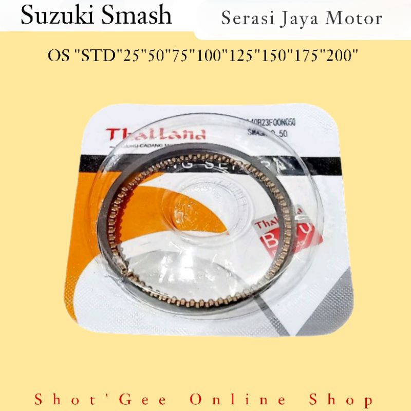 RING SEHER RING PISTON SUZUKI SMASH