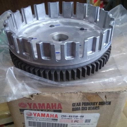 RUMAH KOPLING /GIGI KLOS BESAR [KOPLING] (69T) JUPITER MX CW [2S6-E6150-00] ORIGINAL YGP YAMAHA GENU