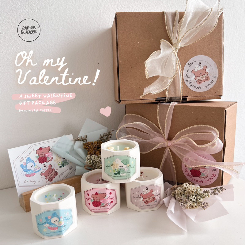 SCENTED CANDLE GIFT PACKAGE by Winter Coffeee