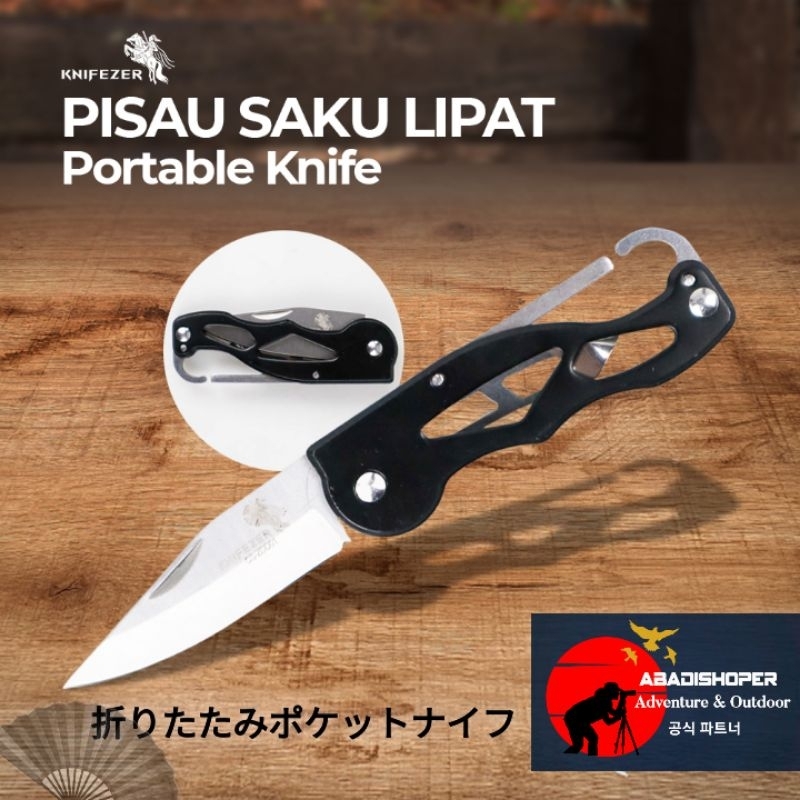 Pisau lipat saku EDC /Pisau camping Survival