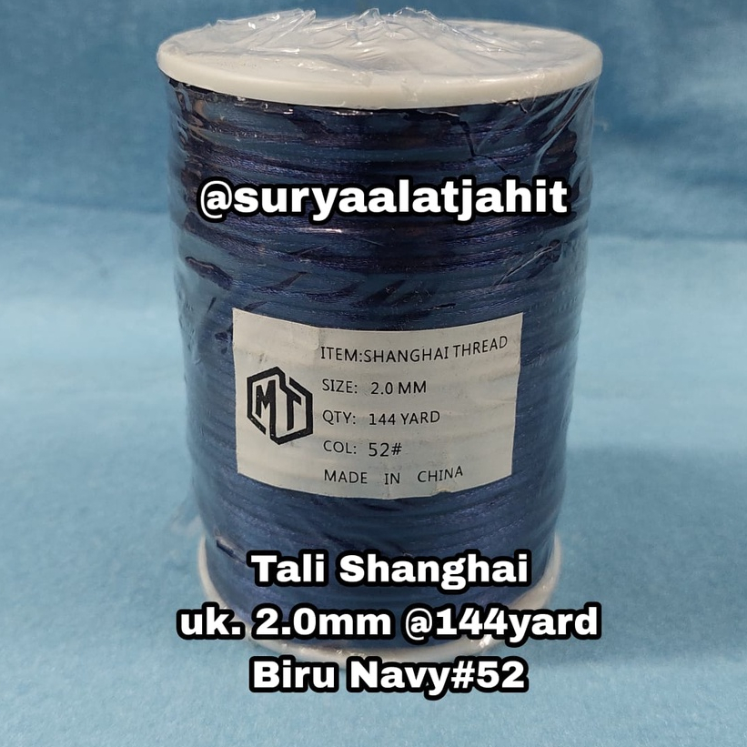 Tali Shanghai uk.2 mm made in china @144yrd =Rp.27.500/1Rol