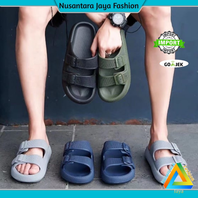 Sandal Selop Pria Wanita UNISEX Jelly Import Ban 2 1988-F0