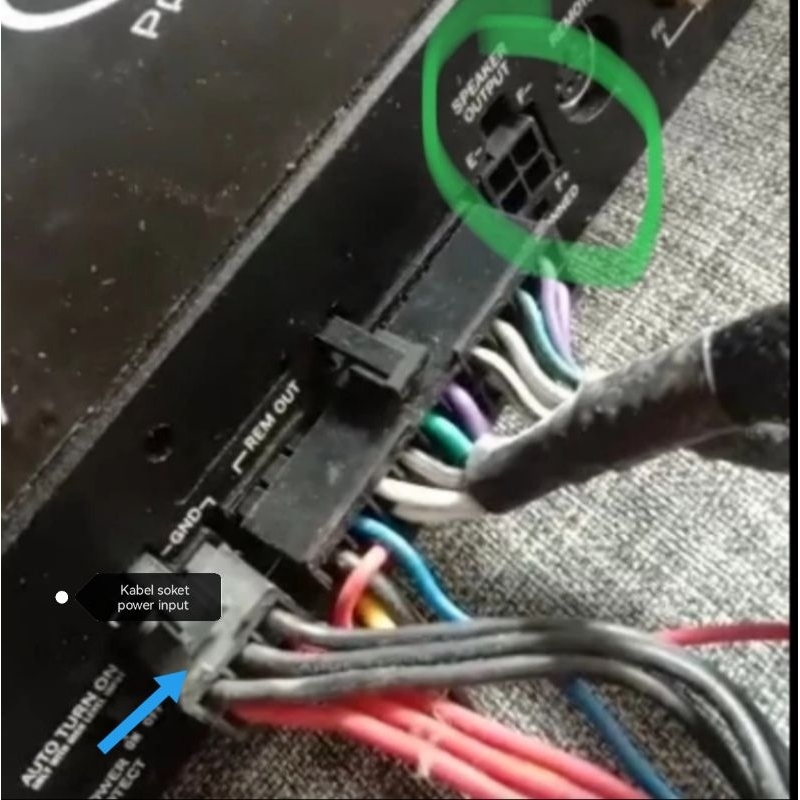 kabel power input 12v Venom dsp 4.6