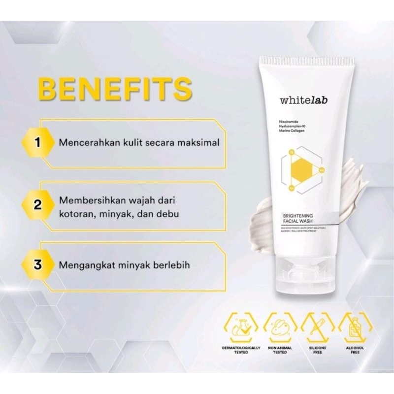 Whitelab Brightening Facial Wash